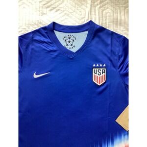 Nike USA‎ Soccer Jersey Men's Large Blue Dri-Fit USMNT One Nation One Team NWT